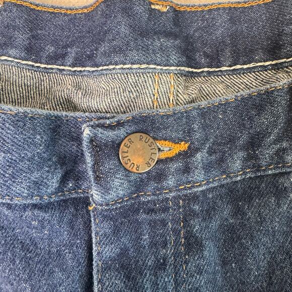 Rustler Straight Jeans Womens 38X30 High Rise Medium Wash Ankle Denim 37621PW - Picture 6 of 16